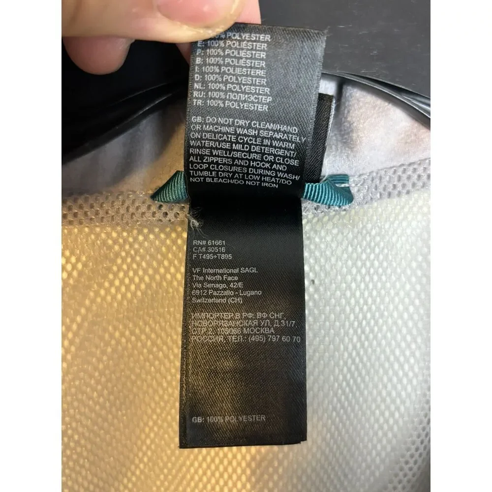 The North Face GIRLS 14-16 Hyvent Ski Jacket AQUA YELLOW NO‎ LINER